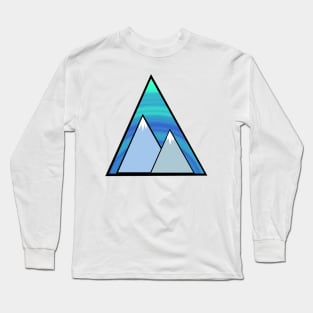 triangle series northern lights Long Sleeve T-Shirt
